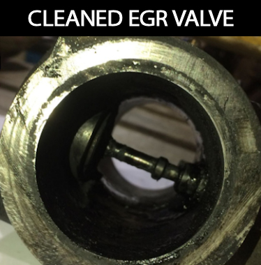 cleaned egr valve